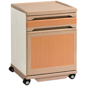 HWS008 ABS+Steel Bedside Table